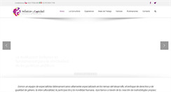Desktop Screenshot of inclusionyequidad.org